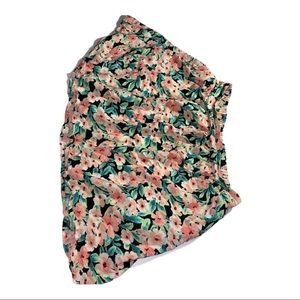Floral skater style skirt size small